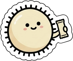 Coconut character holding a Good Bugs bar